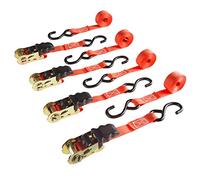 Stalwart 345234WHC Correas de Amarre de trinquete, Naranja, 10'