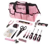 Stalwart 75-HT4095 Kit-123 piezas tratadas térmicamente con bolsa de transporte, herramienta manual de acero esencial y juego de reparación para apartamentos, dormitorios, propietarios de viviendas