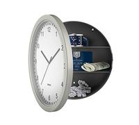 Stalwart 82-5894 Wall Clock with Hidden Safe, 10"