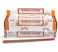 STAMFORD INC 37270 Ganesh Flora Incienso Masala Tradicional, 15 Varillas x 12 Paquetes, Negro, Talla única