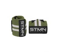 Stamina Fitness Elasticas Muñequeras, Unisex Adulto, Verde Militar, Talla única