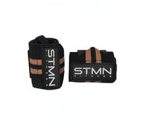 STAMINA FITNESS Muñequeras elásticas, muñequeras CrossFit y Powerlifting, muñequeras gimnasio para levantamiento de pesas, levantamiento de pesas y gimnasia, soporte rígido, suave en las muñecas,
