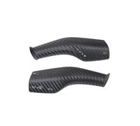 STAMOO Fundas de plástico ABS para palanca de cambios de coche Tesla Model 3 Y, cubierta de protección para perilla de palanca de cambios de columna, fundas de palanca de dirección con patrón de fibra