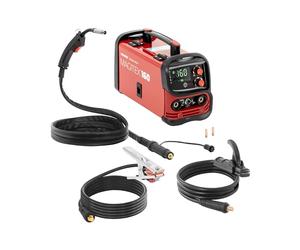 Stamos Germany MAGITEX 160 Soldadora de hilo tubular - 130 A - ciclo de trabajo: 60% - TIG Liftarc - MMA Soldador de hilo tubular Soldadora de hilo fundente Soldador MIG sin gas