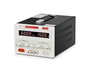 Stamos Soldering Fuente De Alimentación para Laboratorio Alimentador Regulable S-LS-42 (Resolución 100 mV / 10 mA, 0-15 V, 0-60 A DC, 900 Watt)