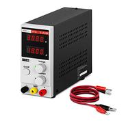 Stamos Soldering Fuente De Alimentación Para Laboratorio Alimentador Regulable S-LS-84 (0-30 V, 0-10 A DC, 300 W, Baja ondulación residual)