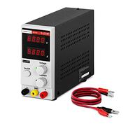 Stamos Soldering Fuente De Alimentación Para Laboratorio Alimentador Regulable S-LS-87 (0-60 V, 0-5 A DC, 300 W, Baja ondulación residual)