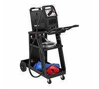 Stamos Welding Carro de Soldadura SWG-WC-2 (Carga máxima: 75 kg, 3 Estantes, Superficie Superior: 45 x 31 cm, Acero, Soporte Botella de Gas)