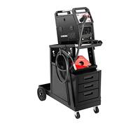 Stamos Welding Carro de soldadura SWG-WC-3D (Carga máxima: 75 kg, 3 Cajones, Superficie superior: 45 x 30 cm, Acero, Soporte botella de gas)