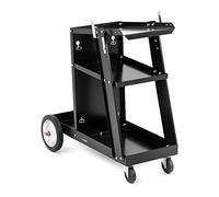 Stamos Welding Group Carro De Soldadora Carrito para Soldador SWG-WC-5 (Capacidad de Carga: 80 kg, 3 Niveles, Estante Superior: 45 x 27 cm)