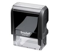 Stamp by Me - Sello Automático Personalizado para Empresas - Negro | Sello Autoentintable de Gran Tamaño hasta 4 Líneas | Dirección Remitente Oficina Banco | Almohadilla Recargable (Negro, 4 Líneas)