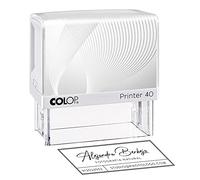 Stamp by Me | Sello de Caucho Personalizado | Sello Autoenintable Automático | 4 Líneas | 40 Caracteres x 4 | 58x22mm