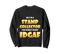 Stamp Collector Idgaf Rarest US/British Stamp Collections Sudadera