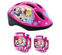 Casco Infantil Rodilleras Y Coderas Disney Princess Talla 53-56 CM MKP