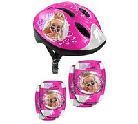 Stamp Helmet + Elbow & Knee Pads Barbie, Girls, Rosa, S