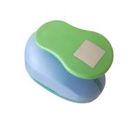 Stamp Hole Puncher - Card Craft Tool for Kids | Portable Rectangular Postage Punch, Classroom Photo Album Accessory, Preschool Greeting Supply, Teacher Student Aid, Creative Paper Cutting for Children