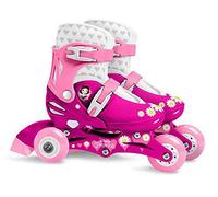 Stamp J100830 Adjustable Two in One 3 Wheels Skate Size 27-30, Rosa, Talla