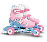 Stamp- Minnie Adjustable Two in One 3 Wheels Skate, Sizes 27-30 (MN432301)