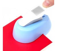 Stamp Paper Punch - 8 x 5,4 x 5 cm Postage Craft Tool | High-Accuracy Cutting Stamp Hole Punch - Elegant Artistic Detail For Arts Craft Journaling Envelope Card Making Kids Adults