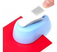 Stamp Paper Punch - 8 x 5,4 x 5 cm Postage Craft Tool | High-Accuracy Cutting Stamp Hole Punch - Elegant Artistic Detail For Arts Craft Journaling Envelope Card Making Kids Adults