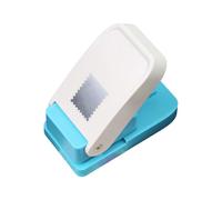 Stamp Paper Punch -Paper Stamps and Punches Rectangle Handmade Hole for Crafting Crafts (Blue Extra Large)