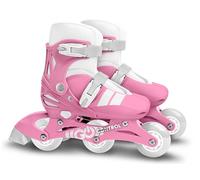 STAMP - Adjustable Two in One 3 Wheels Skate SKIDS Control Size 27-30, Color Rosa SK187301
