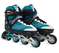 Stamp Sas 42-45 Patins en Ligne Ajustable Semi-Soft SKIDS Control Oxygen T, Unisex-Adult, Blue-Black