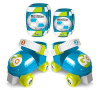 STAMP-Set Rollers + E/K Pads Blue Skids Control, Taille 23-27 Roller, Color Azul, (JS680035)