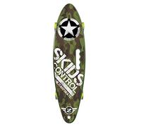 Stamp Skate Board 24"X7" SKIDS Control Military, Boys, Green