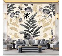 Stampa su Tela Vistoso Quadro Moderno 300 x 210 cm Decorazione da Parete per Soggiorno Camera Poster Murale con Design Retro Estilo Exótico Helechos Non Autoadesivo