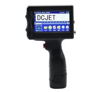 Stampante a Getto d'Inchiostro Portatile, Altezza di Stampa 2-12,7 mm Stampante Portatile con Cartuccia d'Inchiostro ad Asciugatura Rapida Codificatore a Getto d'Inchiostro per Data Codice,Blue