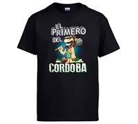 stampats Camiseta Frase el Primero del Córdoba para hincha de su Equipo de fútbol - Negro, XL