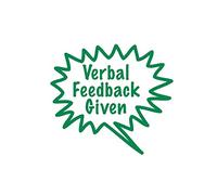 Stamper Solutions verbal Feedback Given sello estampador