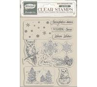 Stamperia - Acrylic Stamp for Scrapbooking, Albums, Card Making, and Bullet Journalling, Transparent, Long Lasting, Easy to Clean, Perfect for Crafts and Gifting (The Owl’s House)