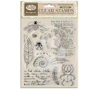 Stamperia - Acrylic Stamp for Scrapbooks, Albums, Cards, Bullet Journals and More, Transparent, Long Lasting, Easy to Clean, Perfect for Crafts and Gifting (All Around)