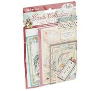 Stamperia Alice in Wonderland Cards Collection-Alicia en el país de Las marav, Varios, mixto