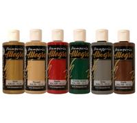 Stamperia Allegro Acrylic Gear Up for Christmas, Juego de 6 pinturas acrílicas, decoración navideña, manualidades, pintura, proyectos de bricolaje