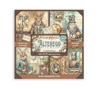 Stamperia - Almohadilla de papel para álbumes de recortes, álbumes, creación de tarjetas, diario y más, sin ácido, cara única, perfecta para aficiones, manualidades y regalos (Fortune) (20,3 x 20,3