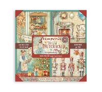 Stamperia - Almohadilla de papel para álbumes de recortes, álbumes, creación de tarjetas, diario y más, sin ácido, cara única, perfecta para aficiones, manualidades y regalos (The Nutcracker) (30,5 x
