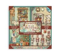 Stamperia - Almohadilla de papel para álbumes de recortes, álbumes, creación de tarjetas, diario y más, sin ácido, cara única, perfecta para aficiones, manualidades y regalos (The Nutcracker) (20,3 x