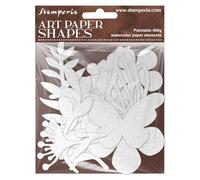 Stamperia - Art Paper Shapes for Scrapbooks, Albums, Cards, Bullet Journals and More, Laser Cut Watercolor Paper Shapes, Perfect for Hobbies, Crafts, and Gifting (All Around) (Assorted)