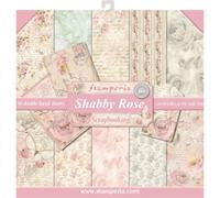 Stamperia Bloc de Papel (10 Hojas, Doble Cara), diseño de Rosas, Multicolor, 30 x 30