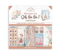 Stamperia Bloc de recortes Create Happiness Oh La La!, multicolor, 30,5 x 30,5 cm