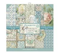 Stamperia Bloc de Scrapbooking 10 hojas 30.5x30.5 (12"x12") 2 caras - Azulejos (SBBL55)
