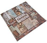 "Stamperia Bloc de Scrapbooking 10 hojas 30.5x30.5 (12""x12"") 2 caras - Clockwise" multicolor