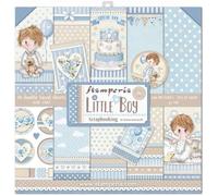 Stamperia Bloc de Scrapbooking 10 hojas 30.5x30.5 (12"x12") 2 caras - Little Boy