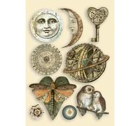 Stamperia Colored Wooden Shape A5-Alchemy, Various