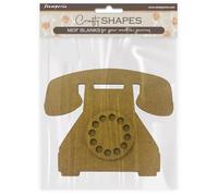Stamperia Crafty Shapes 3 mm de grosor, ideal para fotos, tarjetas o notas, decoración y manualidades de teléfonos