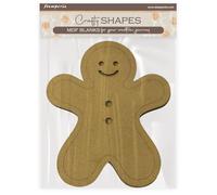 Stamperia - Crafty Shapes for Scrapbooks, Albums, Cards, Bullet Journals and More, Decorate with Papers and Paint, Perfect for Hobbies, Crafts, and Gifting (Candy Christmas, Gingerbreads)