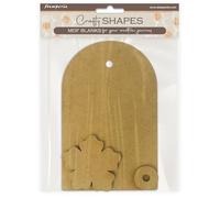 Stamperia - Crafty Shapes for Scrapbooks, Albums, Cards, Bullet Journals and More, Decorate with Papers and Paint, Perfect for Hobbies, Crafts, and Gifting (Secret Diary, Tag)
